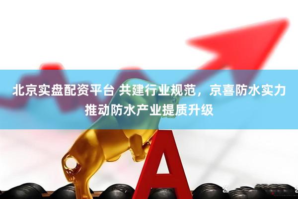 北京实盘配资平台 共建行业规范，京喜防水实力推动防水产业提质升级